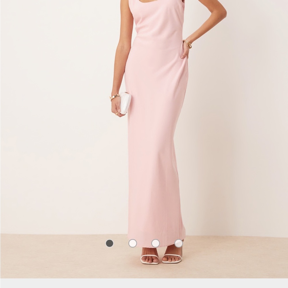 Chic Blush Maxi Dress